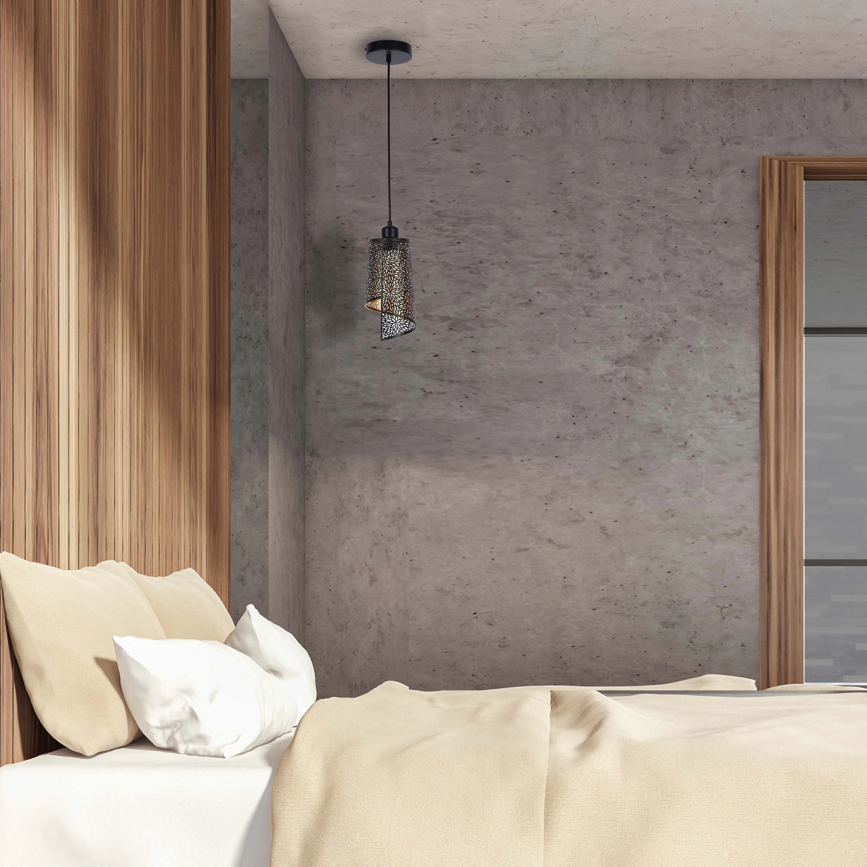 Spiral Cut-Out Pendant Light Retro Industrial Chandeliers RTS560picture5