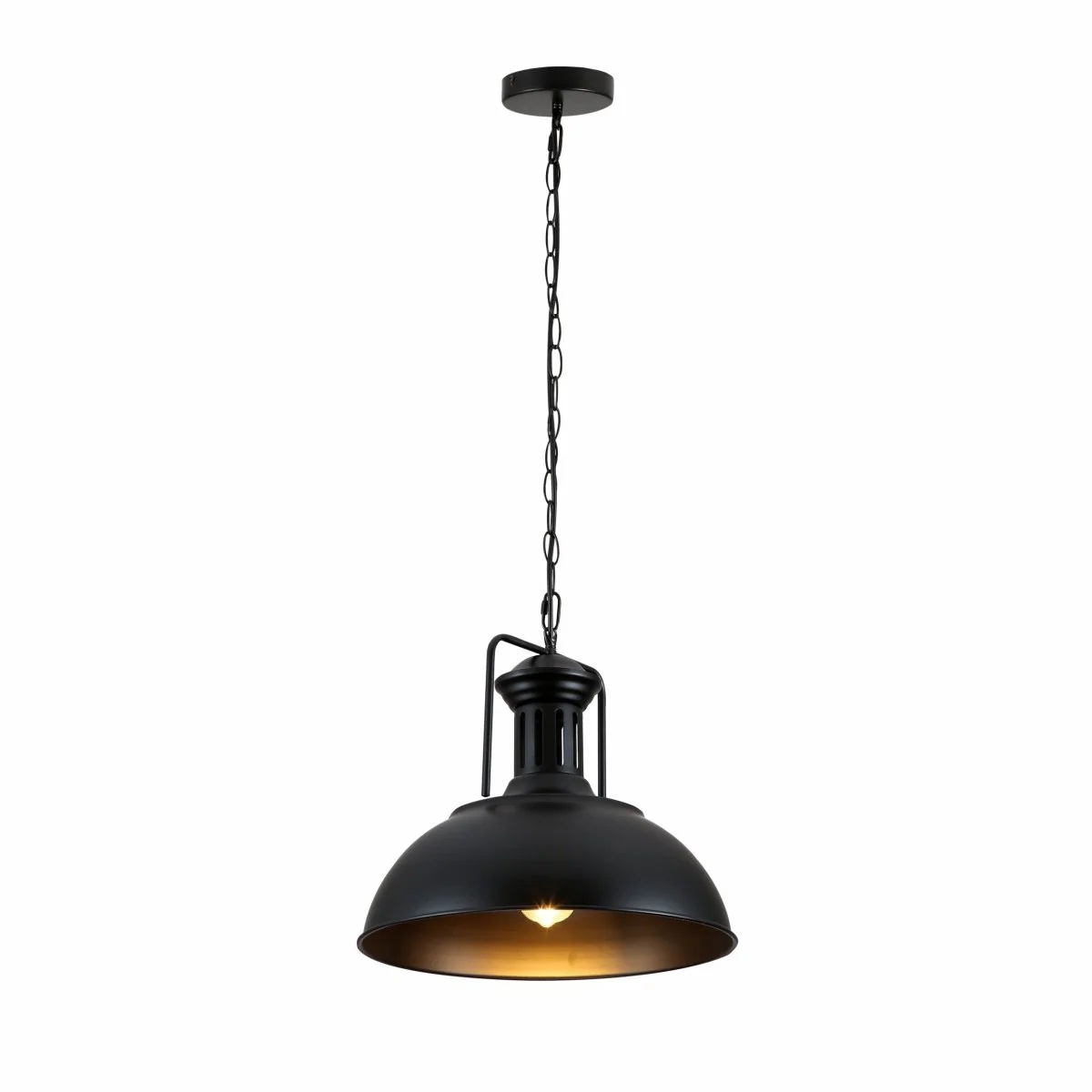 American Retro Industrial Style Black Simple Pendant Lamp NAS210
