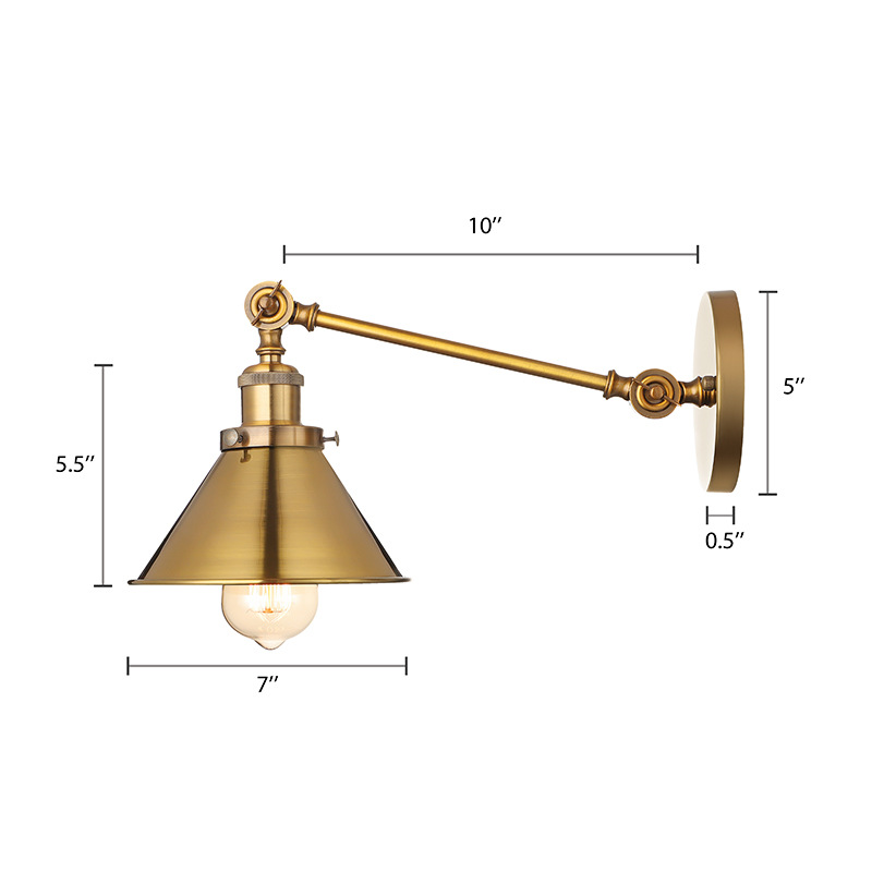 Loft American Country Industrial Style Balcony Corridor LED Wall Light WL6020picture5