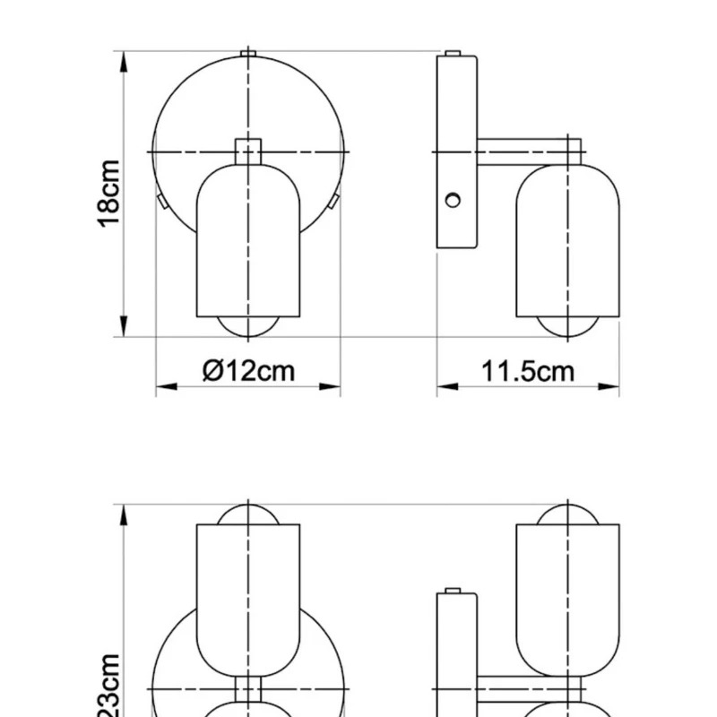 Aluminum Indoor Use for Bedroom Single Head LED Wall Lamp WL6000picture6