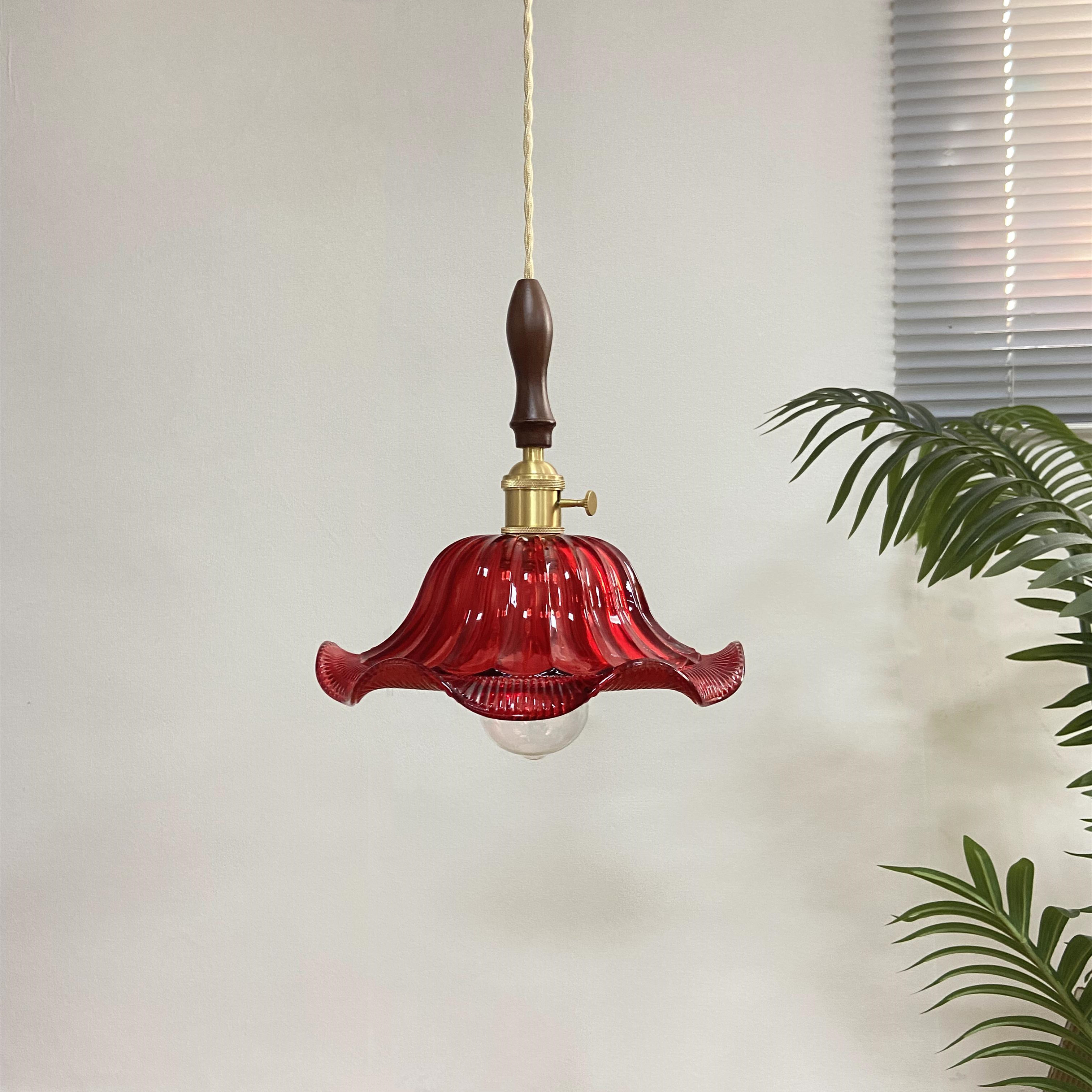 Retro Americana Lotus Leaf Hanging Lamp RTS530picture2