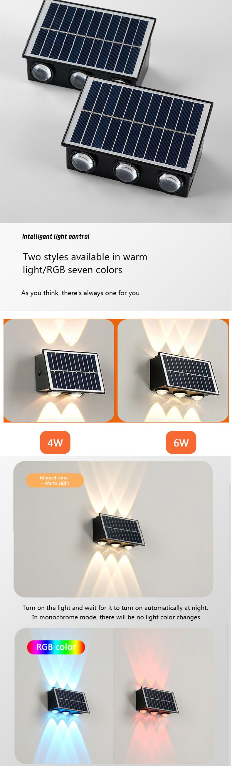 Wholesale Price Outdoor Waterproof Solar Wall Light Garden Lamp for Walkway Lawn Backyard Technology Solar Garden Led Lights
