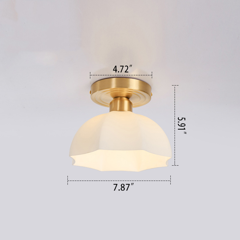 Modern Indoor Sensor Ceiling Light American Glass Flower Ceiling Lamp NAS200picture2