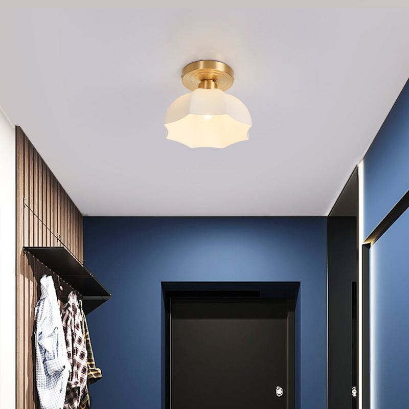 Modern Indoor Sensor Ceiling Light American Glass Flower Ceiling Lamp NAS200picture5