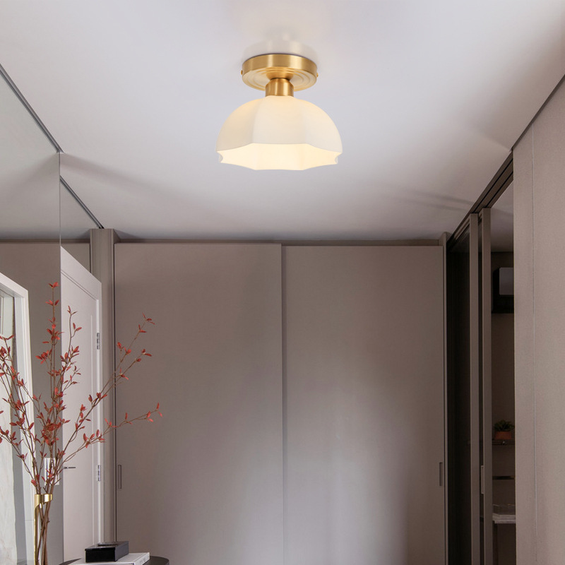 Modern Indoor Sensor Ceiling Light American Glass Flower Ceiling Lamp NAS200picture6