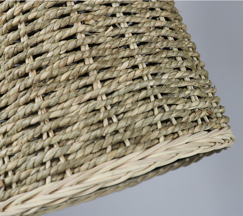 Nordic Vintage Handmade Rattan Pendant Light Japanese Vine Grass Rattan Light EUS490picture3