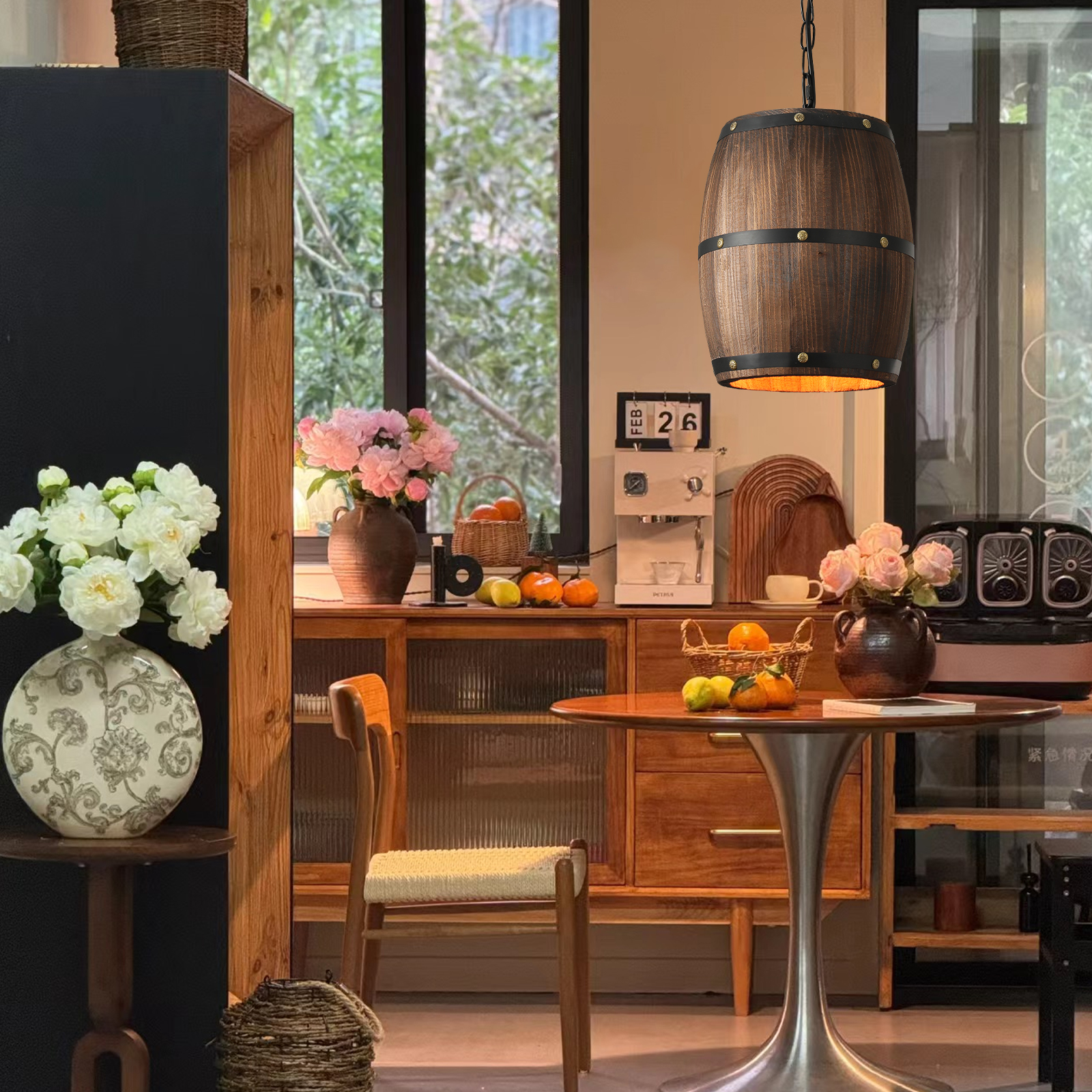 Custom Statement Classic Wooden Chandelier Light CMS260picture5