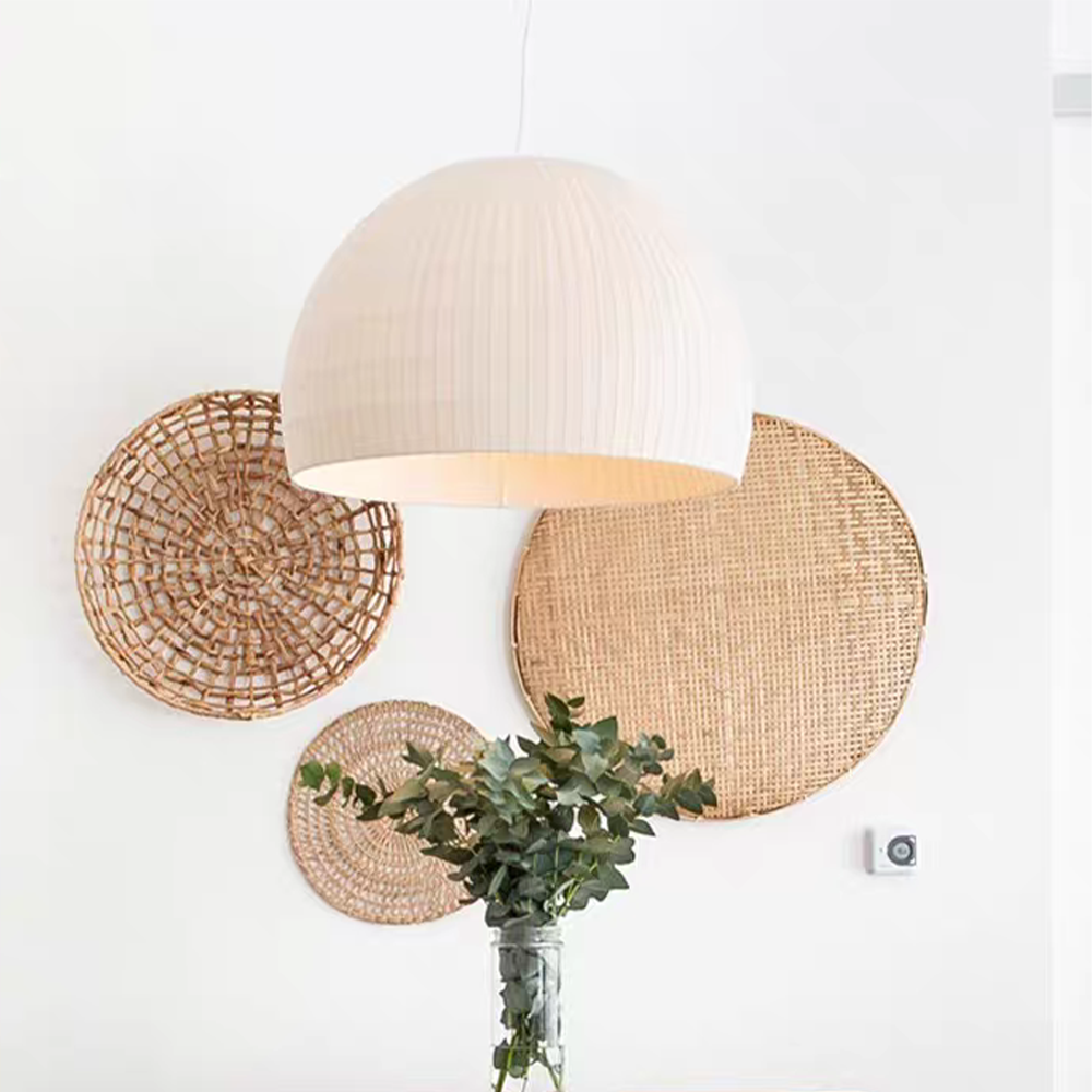 Modern Chinese Lantern Chandelier Custom Fabric Pendant Light CNS290picture5