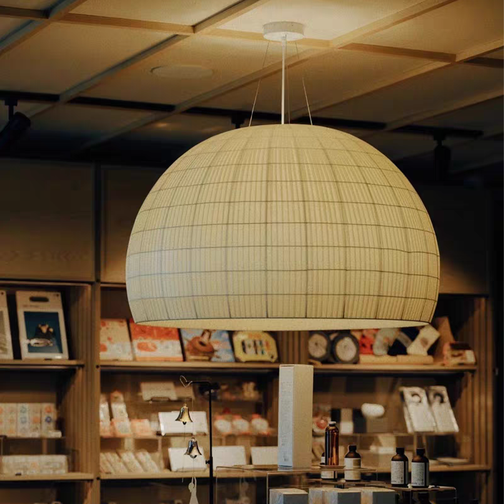 Modern Chinese Lantern Chandelier Custom Fabric Pendant Light CNS290picture6