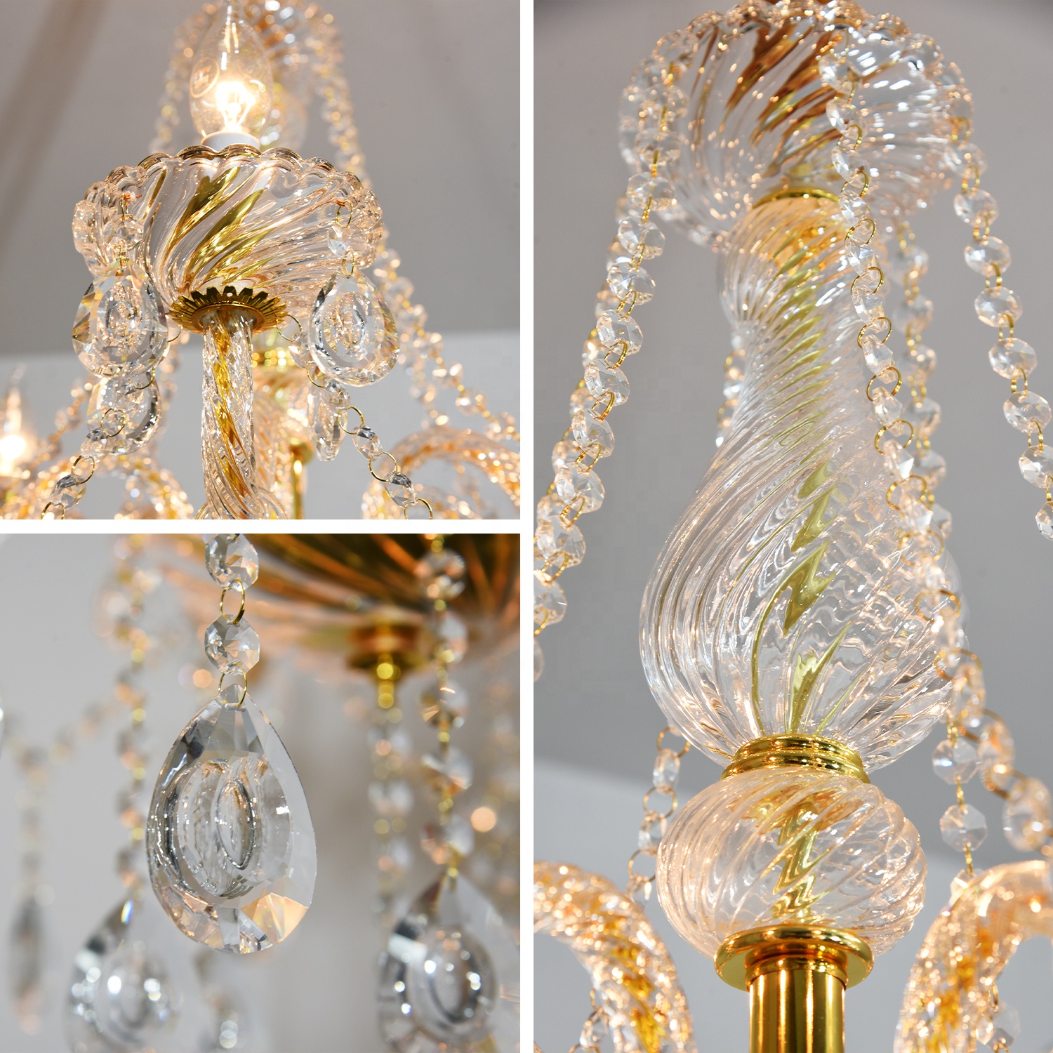 American Crystal Chandelier with Adjustable Height for Church Banquet NAS180picture3