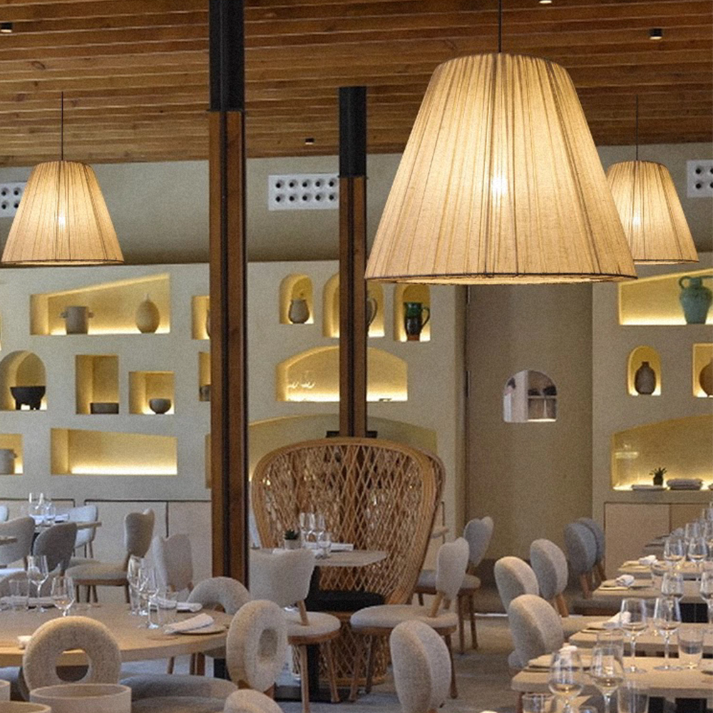 Chinese Style LED Pendant Idyllic Art Hand Weaving Bamboo Light CNS230picture4