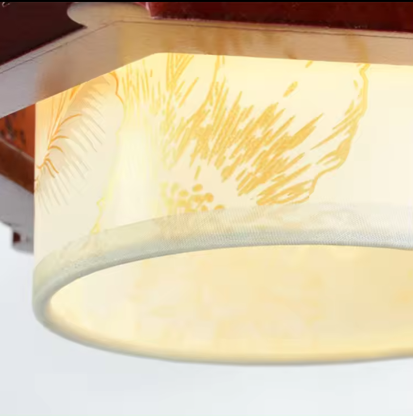 Chinese Style Staircase Long Vintage Hanging Lantern Chandelier CNS200picture6