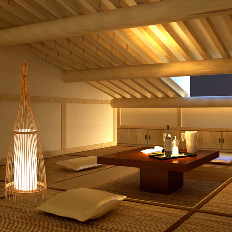 Handmade Bamboo Standing Lamp Chinese Style Floor Light FRL1110picture2