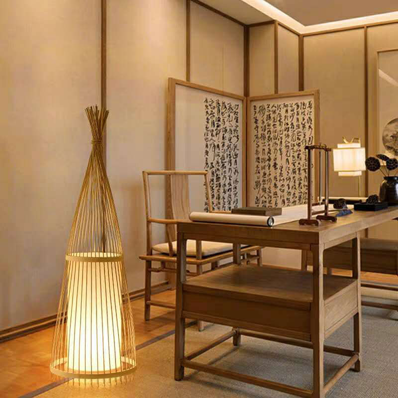 Handmade Bamboo Standing Lamp Chinese Style Floor Light FRL1110picture4