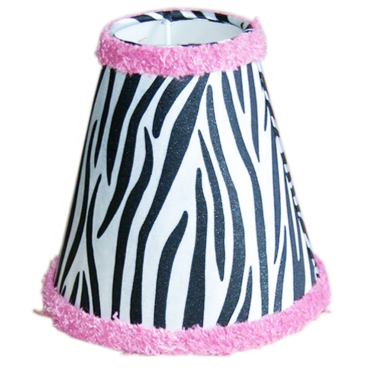 Zebra Pattern Printing Fabric Lampshade Cover LCS1290picture2
