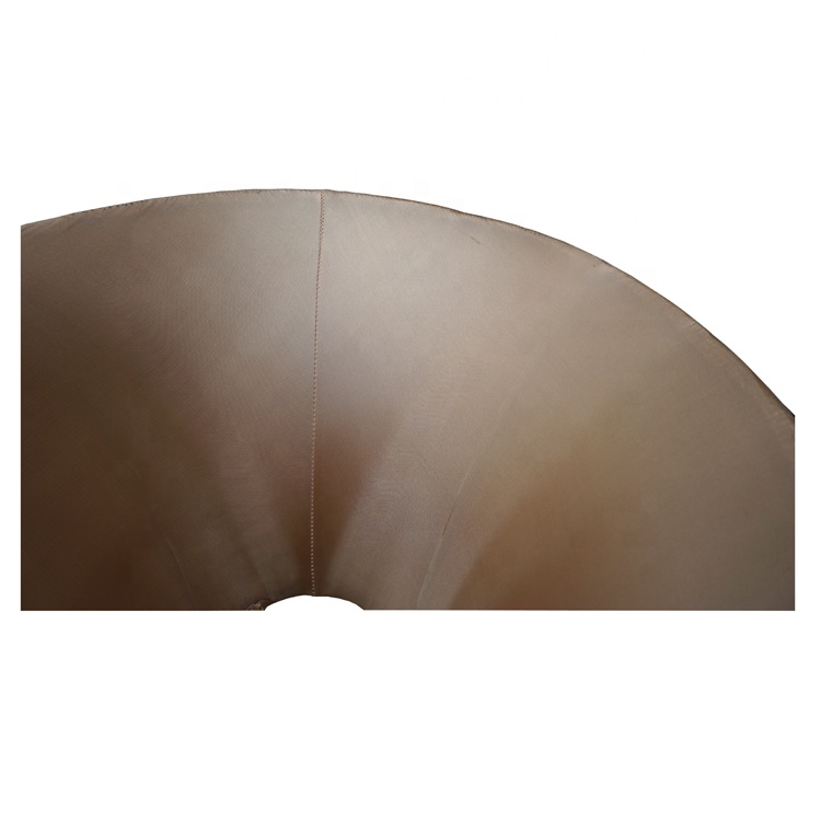 Brown Burlap Cover Handmade Modern Design Bell Shaped Lampshade LCS1220picture6