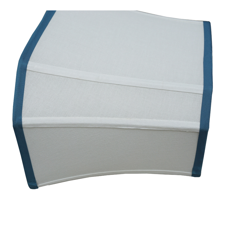 Indoor Application  Modern White Linen Rectangular Lampshade LCS1210picture3