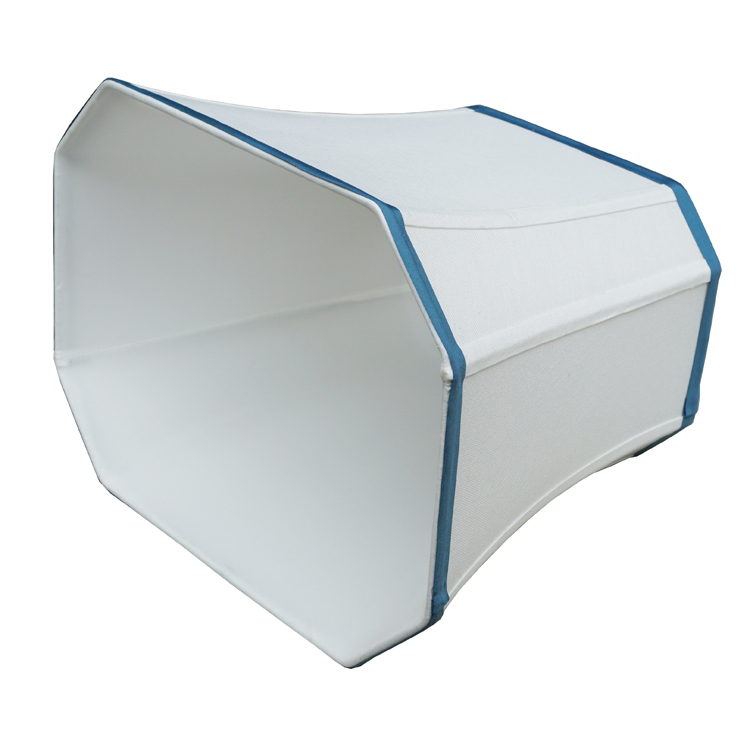 Indoor Application  Modern White Linen Rectangular Lampshade LCS1210picture4