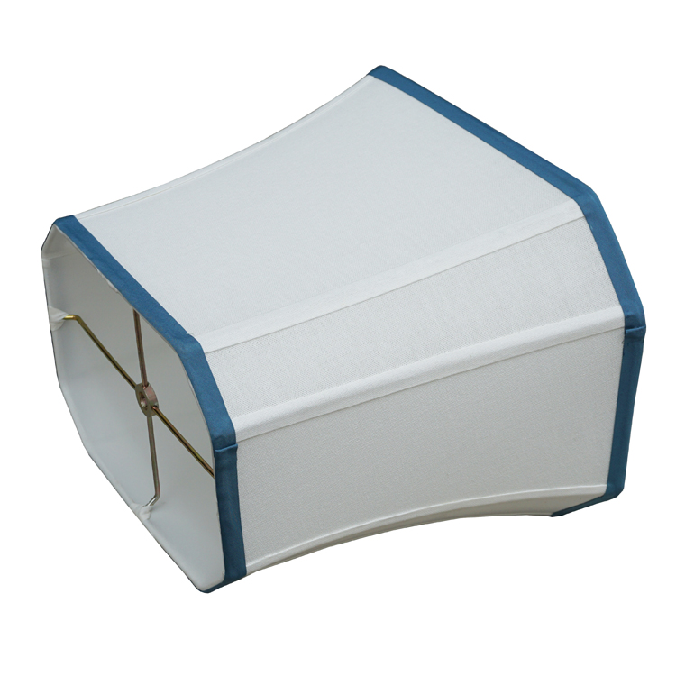 Indoor Application  Modern White Linen Rectangular Lampshade LCS1210picture5