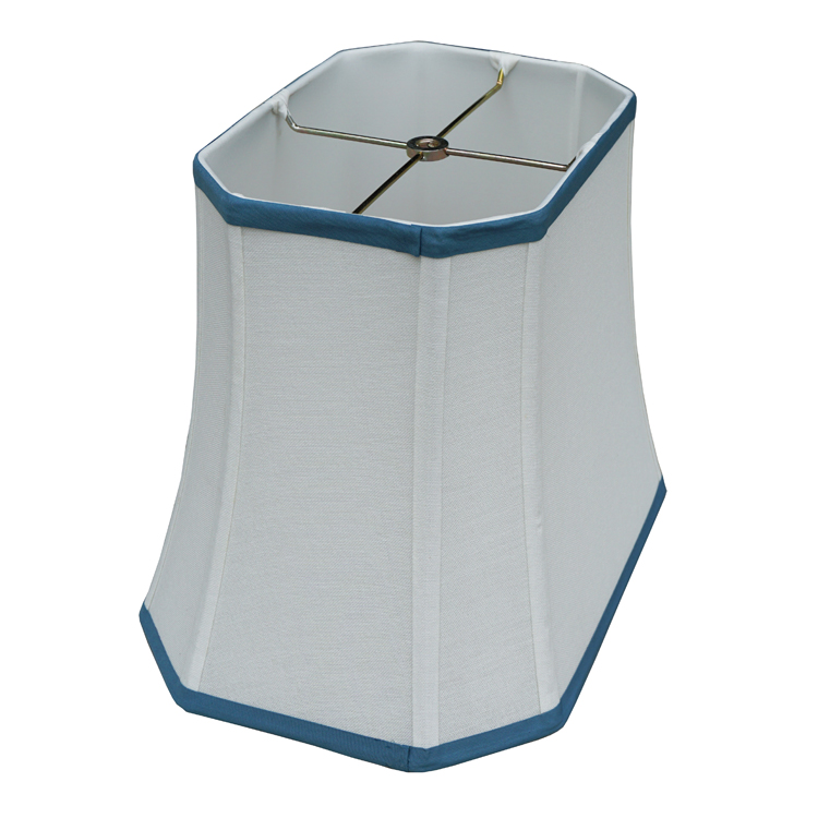 Indoor Application  Modern White Linen Rectangular Lampshade LCS1210picture6