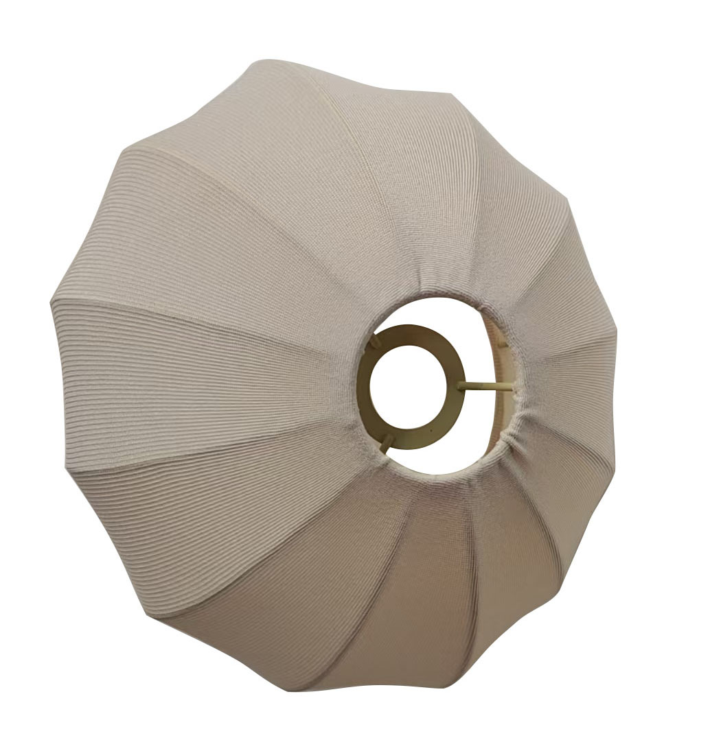 Antique Fabric Cover Traditional European Paper Dome Hanging Lampshade LCS1050picture2