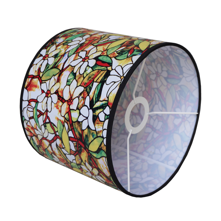 Modern PVC Handmade Tapered Floral Table Lamp Shade LCS1040picture2