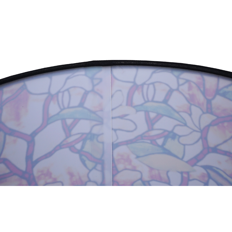 Modern PVC Handmade Tapered Floral Table Lamp Shade LCS1040picture3