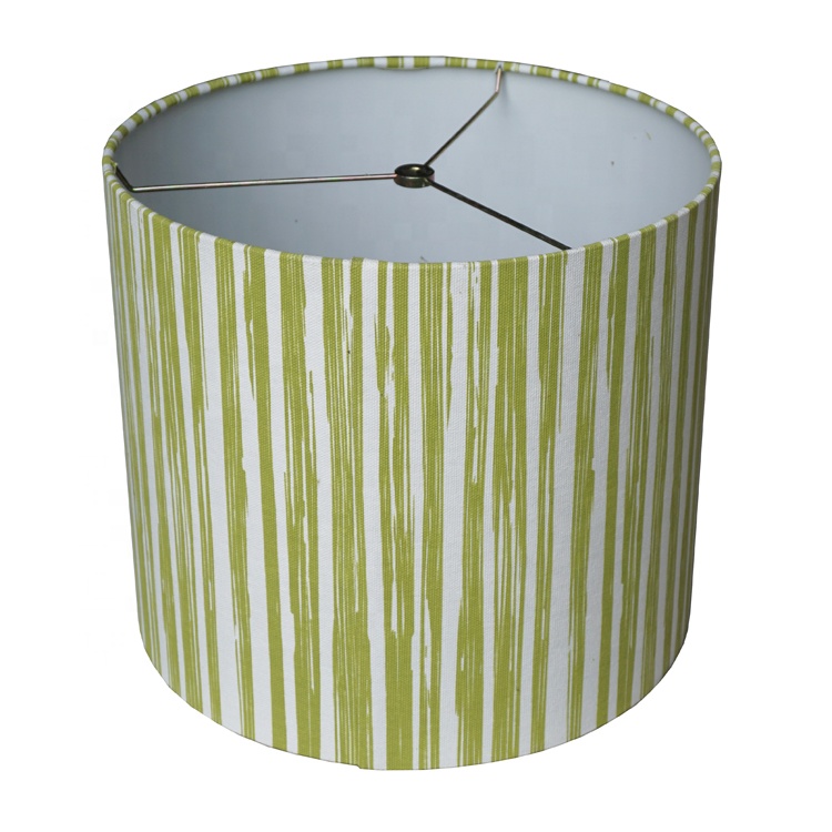 Custom Printed Lamps Shades Coastal Fabric Linen Lampshade LCS1030picture2