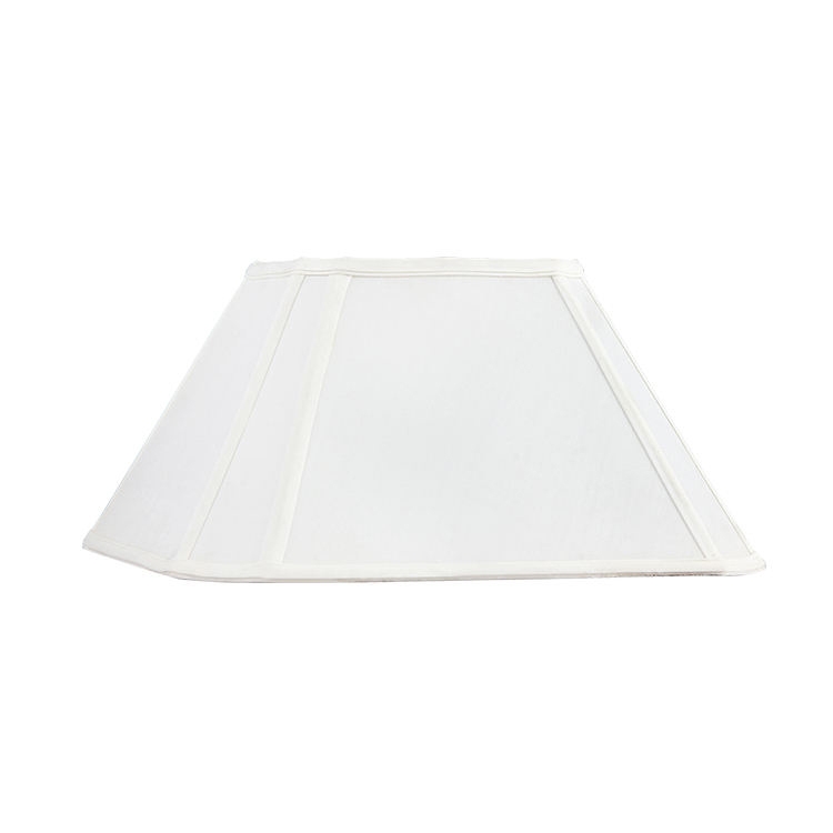 Modern Custom Round Square White Fabric Lamp Covers Hotel Lamp Shades LCS930picture3