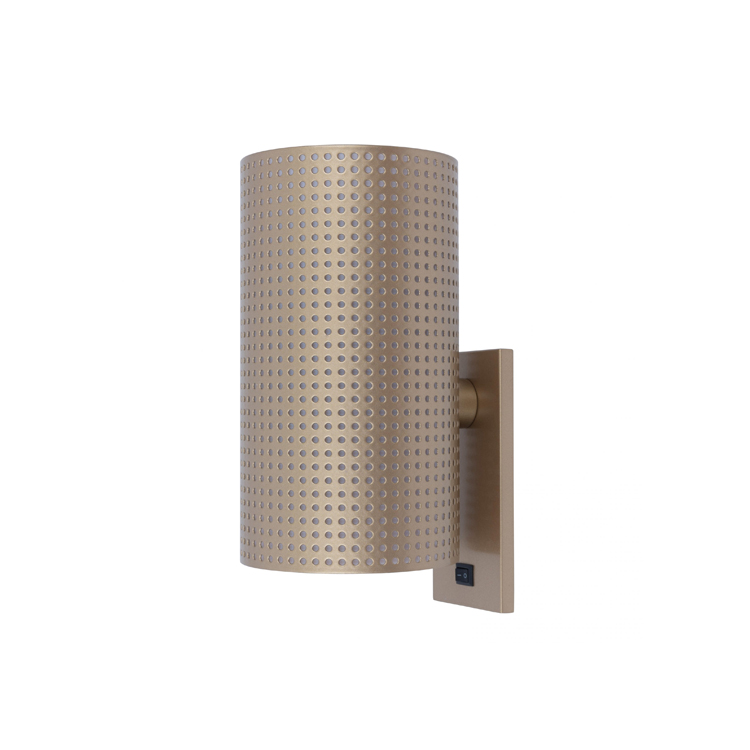 Hotel Dimmable Bedside Background Aisle Luxury Matte Black Bronze Wall Lamp WL5910picture2