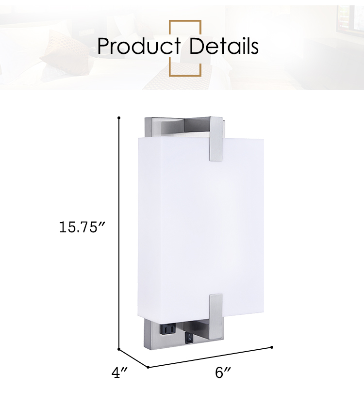 Lights Modern Decoration Indoor Led Stair Wall Light Hotel Project Indoor White Body Lamp Wall Lamp Light