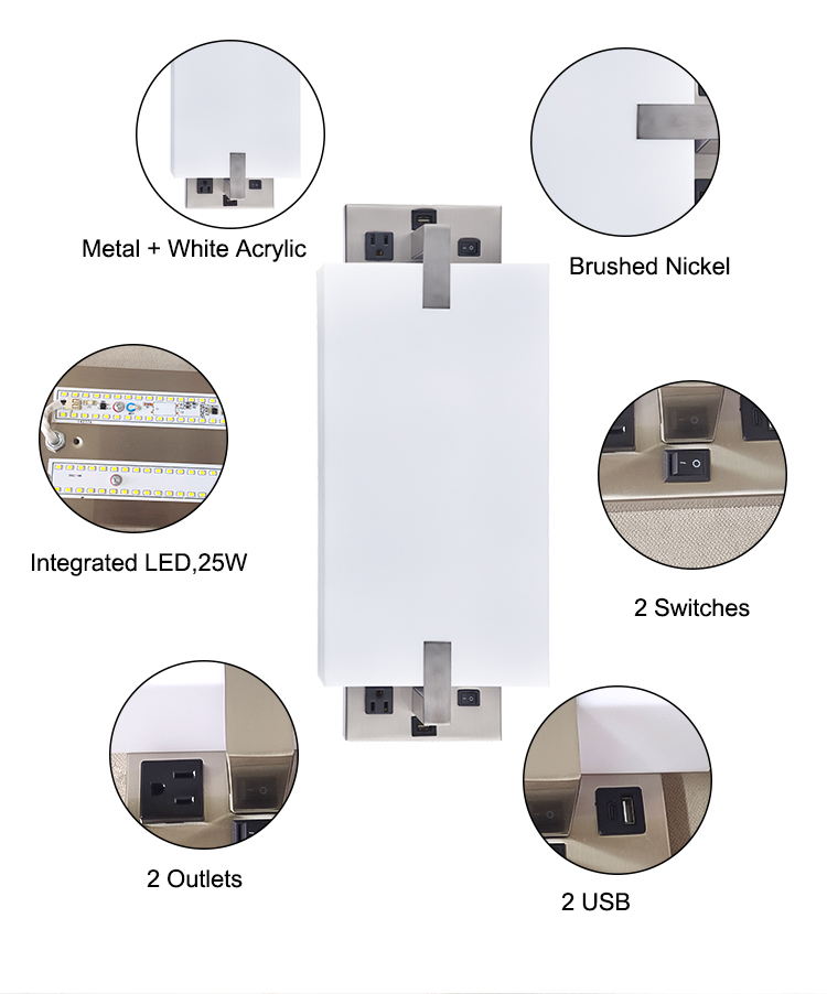 Lights Modern Decoration Indoor Led Stair Wall Light Hotel Project Indoor White Body Lamp Wall Lamp Light