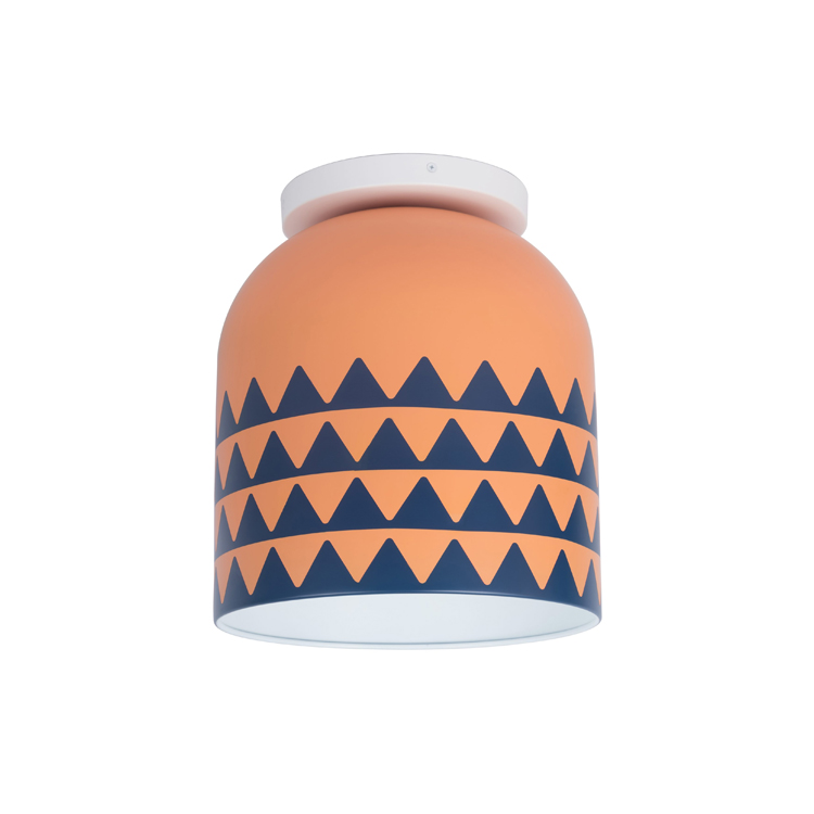 me<i></i>tal Surface Mounted Living Room Ceiling Lights White Natural Round Hotel Ceiling Lamp for Indoor Home Lighting