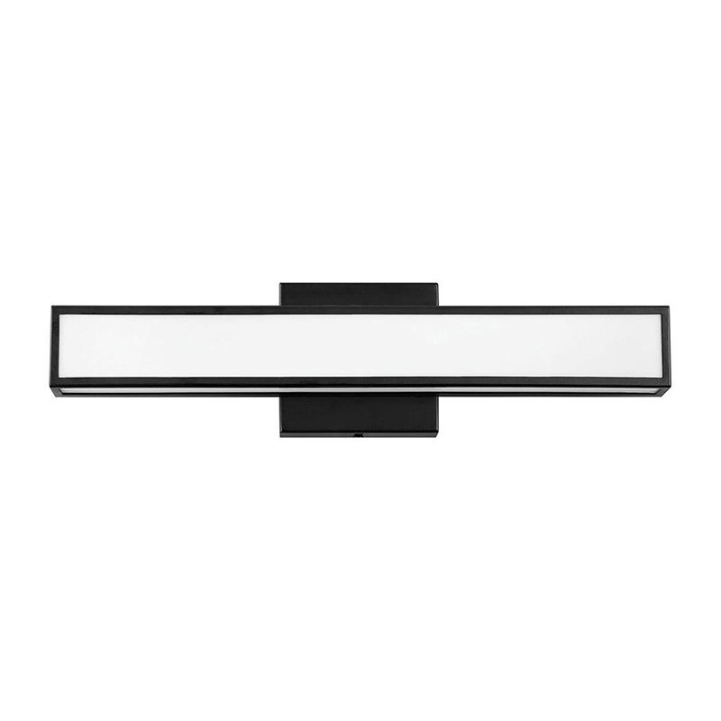 Hotel Home 2 Bathroom Light Fixtures Bathtub Acrylic Wall Sco<i></i>nce Black Wall Mounted Lamp LED Vanity Lights for Bathroom Kitchen