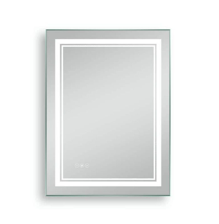 Modern Rectangular Square Anti-Fog Mirror Bathroom Vanity Wall Mirror Lights MFL960picture5