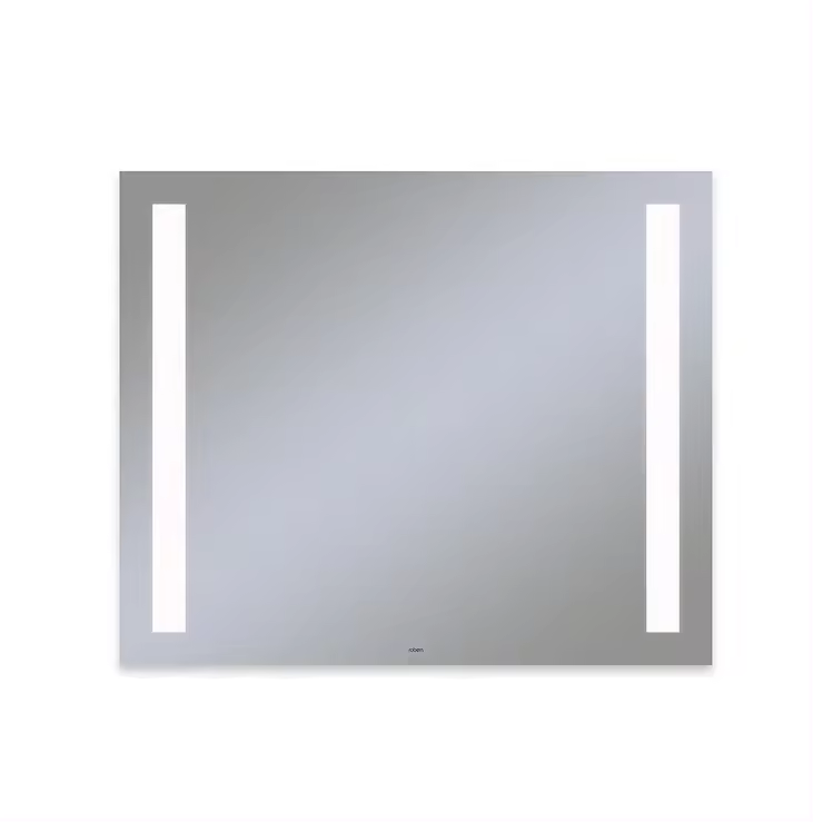 Modern LED Rectangular Square Anti-Fog Mirror Bathroom Vanity Wall Mounted Mirror Lights for Hotel Home
