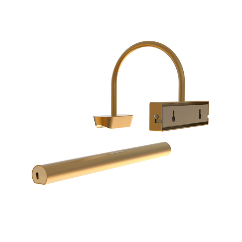 USB Rechargeable 360 Degree Rotate Magnetic Ball Dim Touch Co<i></i>ntrol LED Wall Lamp Rechargeable Wall Lamp