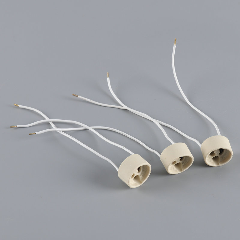 GU10 Lamp Holder 250V Ceramic Socket Base Adapter Wire Connector BAS480picture2