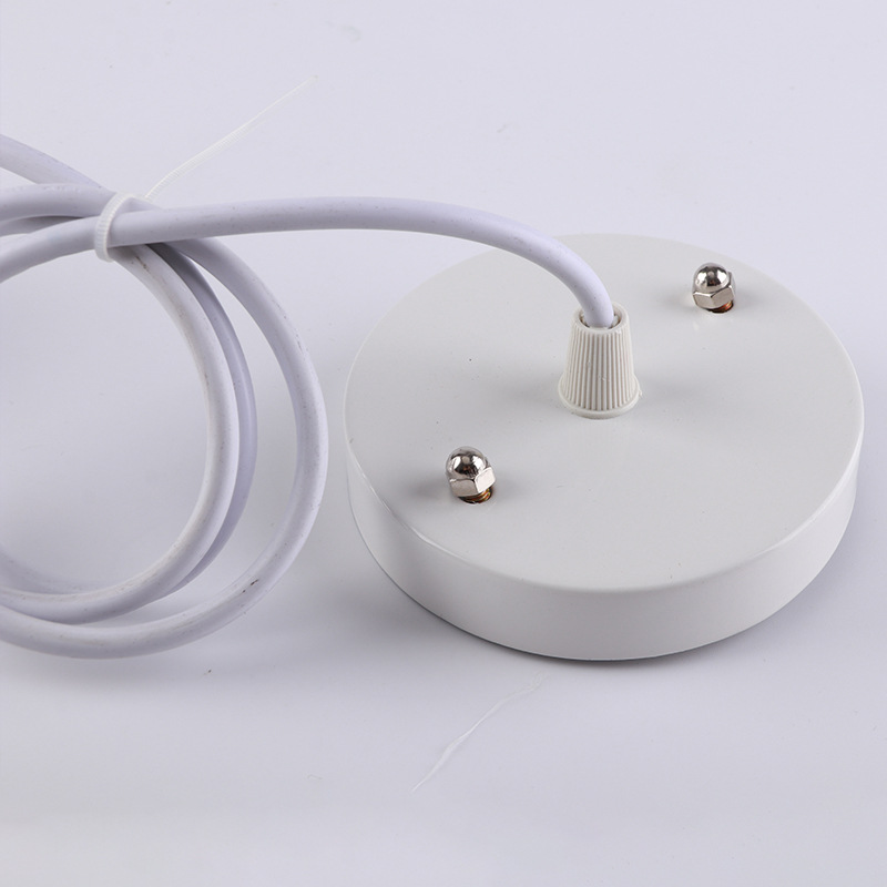 E27 Edison Screw Style Black Plastic Vintage Ceiling Pendant Light Fitting Lamp Holder with 1 Meter Cable 250V 4A