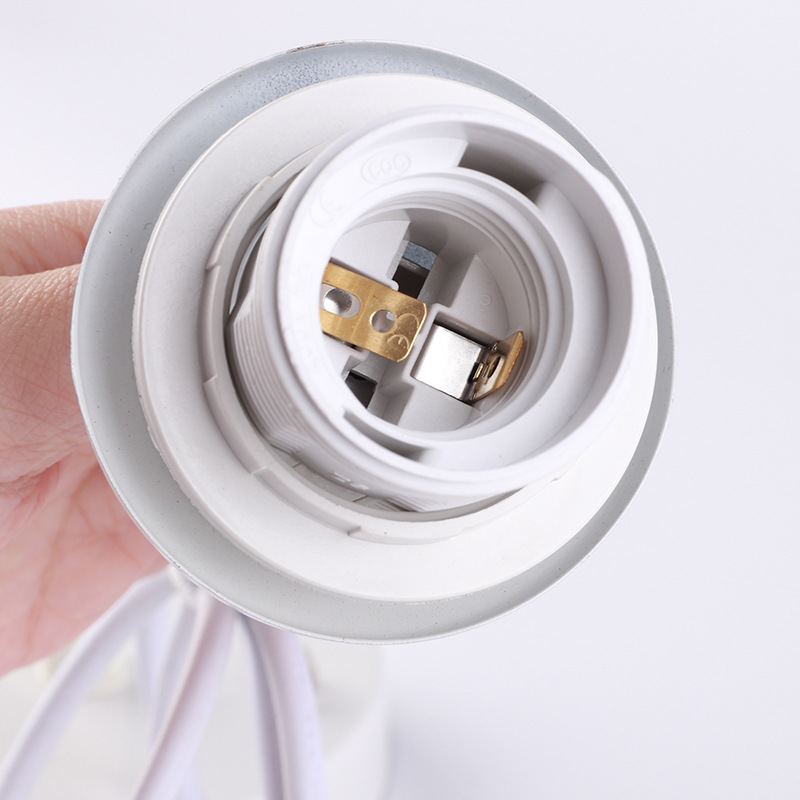 E27 Edison Screw Style Black Plastic Vintage Ceiling Pendant Light Fitting Lamp Holder with 1 Meter Cable 250V 4A