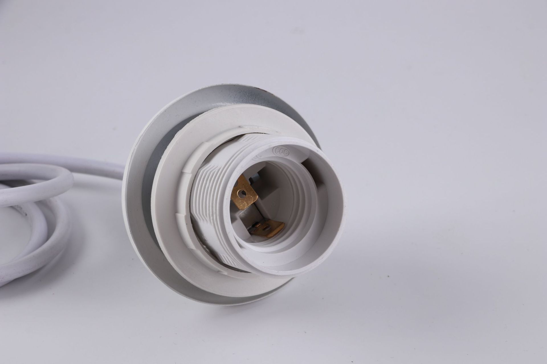 E27 Edison Screw Style Black Plastic Vintage Ceiling Pendant Light Fitting Lamp Holder with 1 Meter Cable 250V 4A