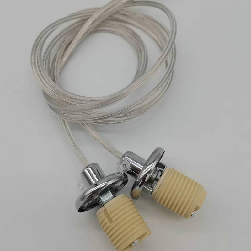 G9 Halogen Lamp Holder Socket Kit with Quartz Stone Holder Ceramic Outer Ring 250V