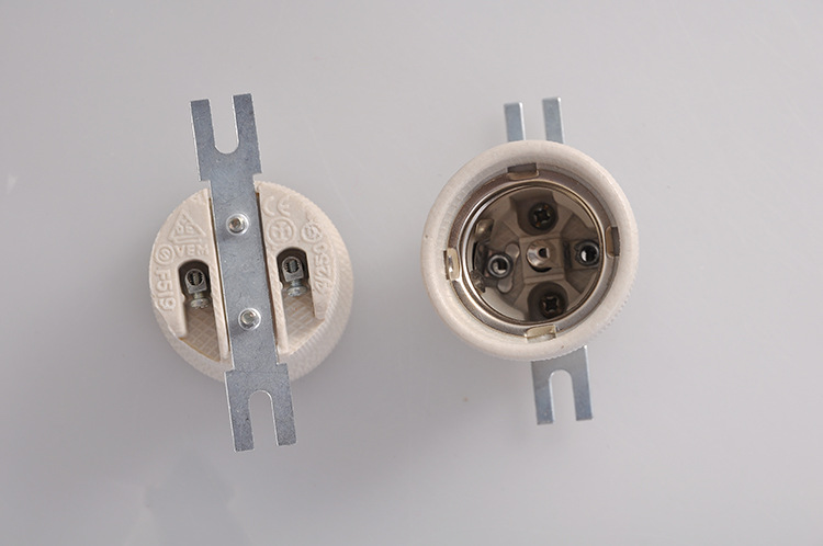 E27 Screw Style Vintage White Ceramic/Porcelain Bulb Holder BAS450picture5