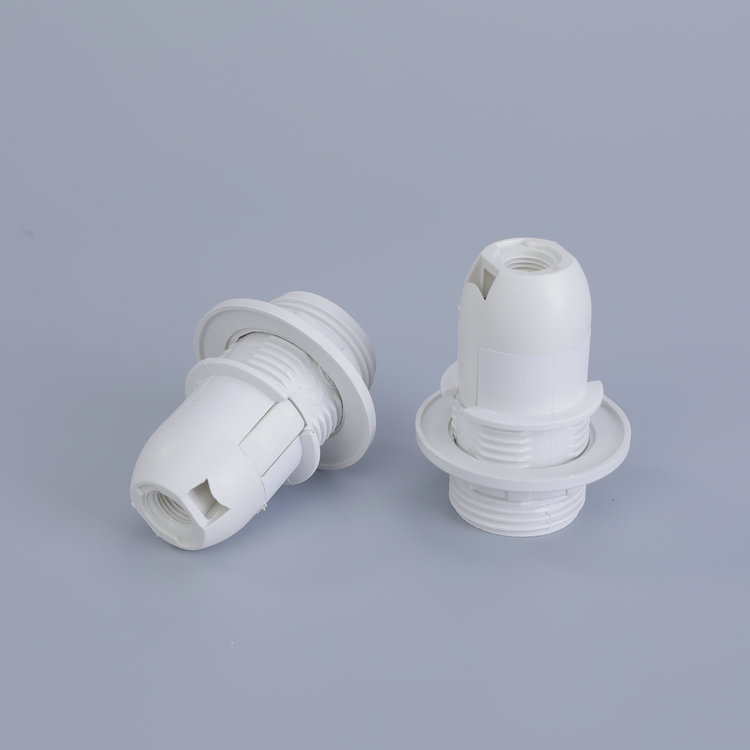 E14 Plastic Screw Cassette Lamp Holder with Ring Retro Bulb Holder BAS430picture6