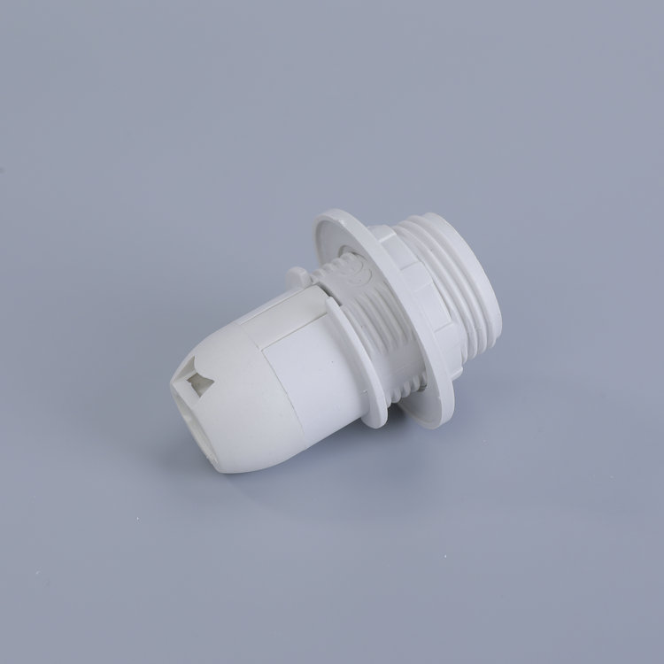 Manufacturers Supply E14 Plastic Screw Cassette Lamp Holder with Ring Retro Bulb Holder 220V 4A Indoor/Outdoor Use
