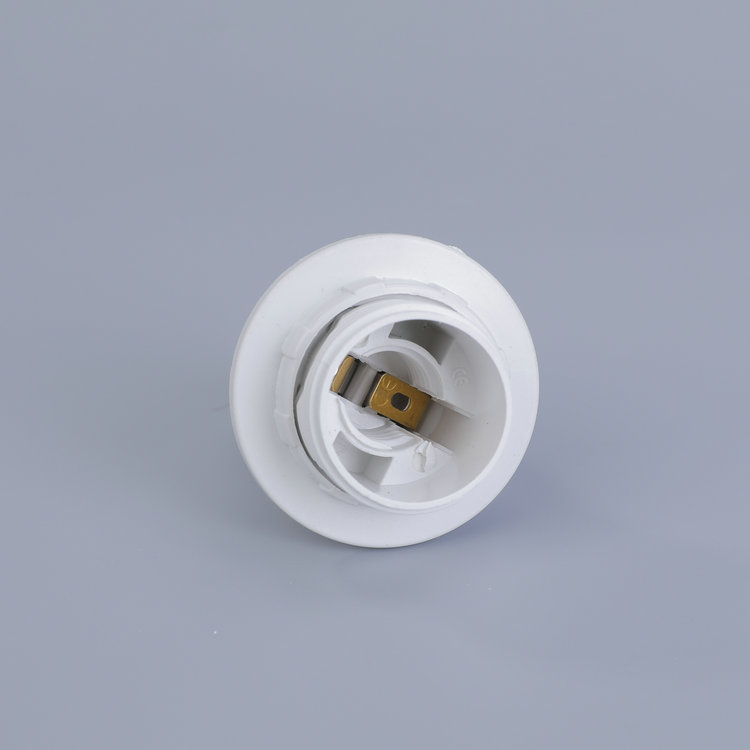 Manufacturers Supply E14 Plastic Screw Cassette Lamp Holder with Ring Retro Bulb Holder 220V 4A Indoor/Outdoor Use