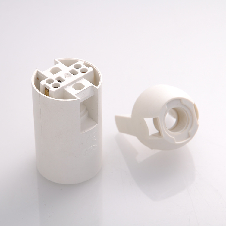 New High-quality Plastic Bakelite E27 Cassette Lamp Holder Box Chandelier Accessories with CE 220V 4A Indoor/Outdoor Use