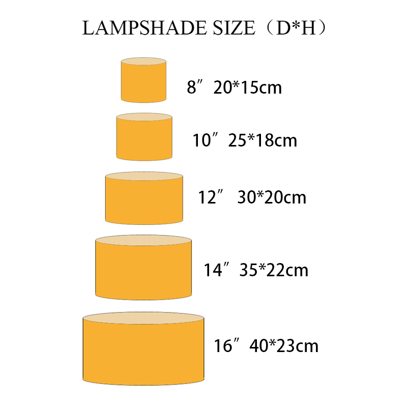 Custom Shade Floor Lamp Black  Covers Shades for Home Hotel LCS880picture5