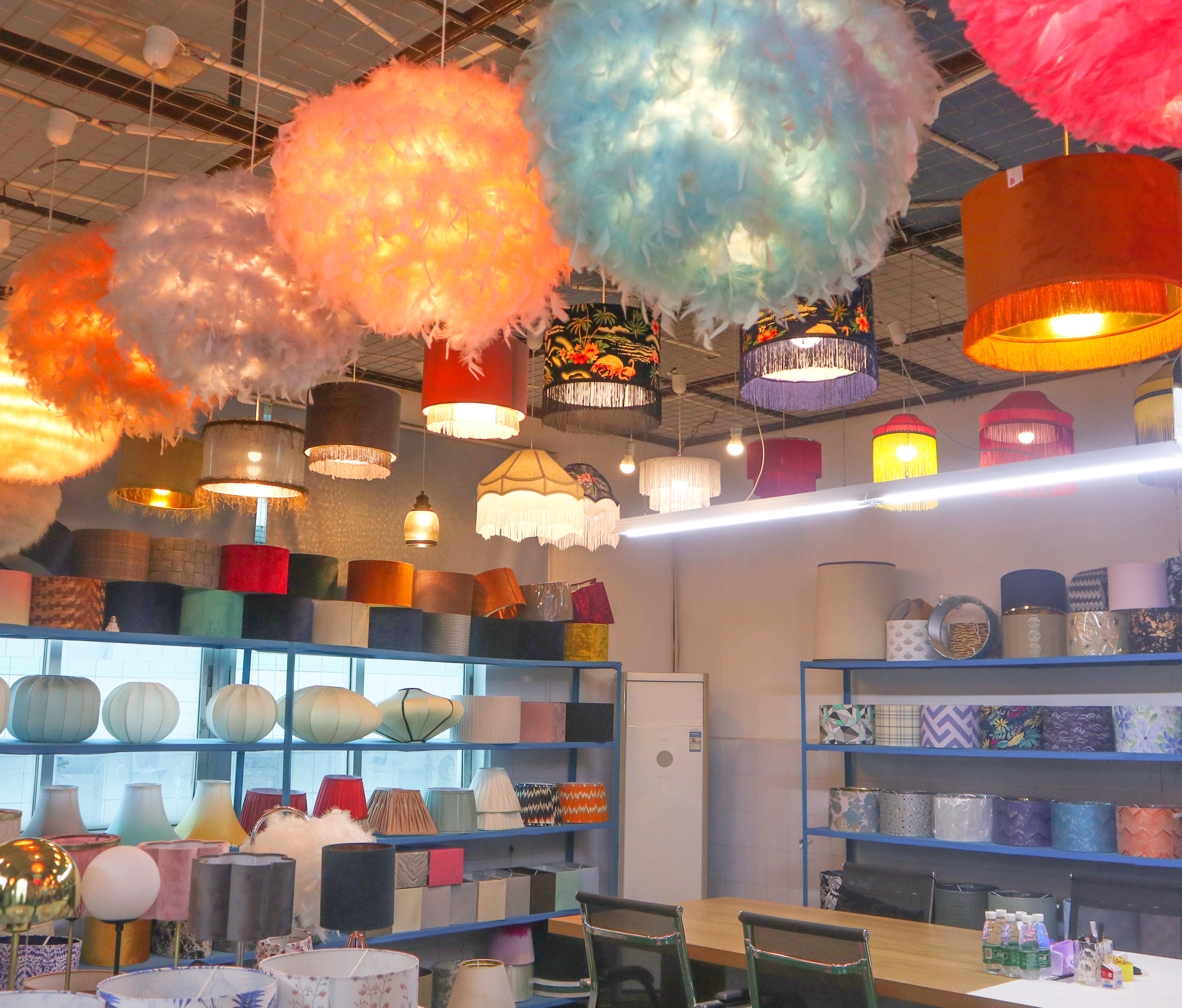 Modern Gray Cone Pendant Light Handmade Metal Lampshade LCS860picture5