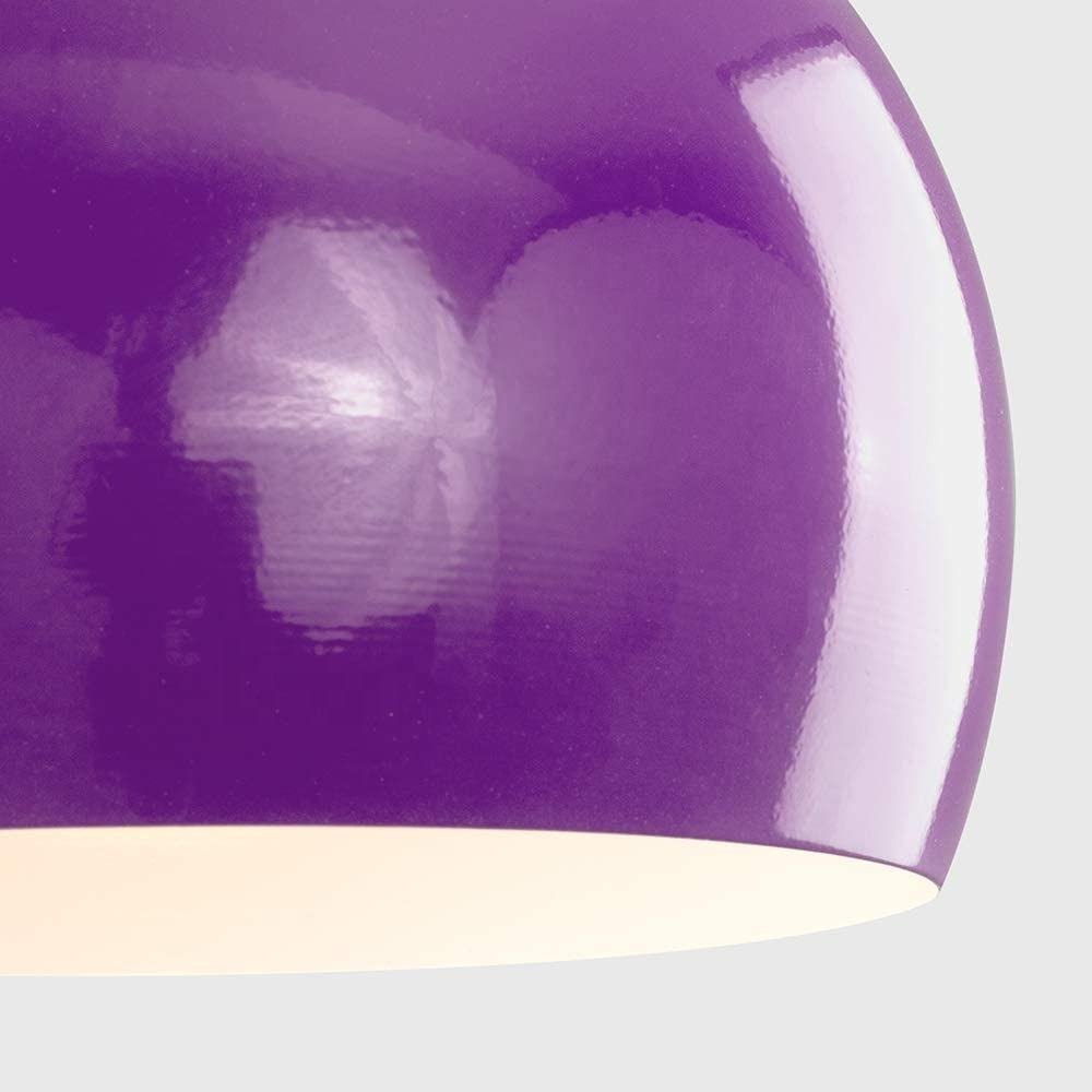 Modern Purple Dome-Shaped Metal Pendant Lampshade LCS790picture3